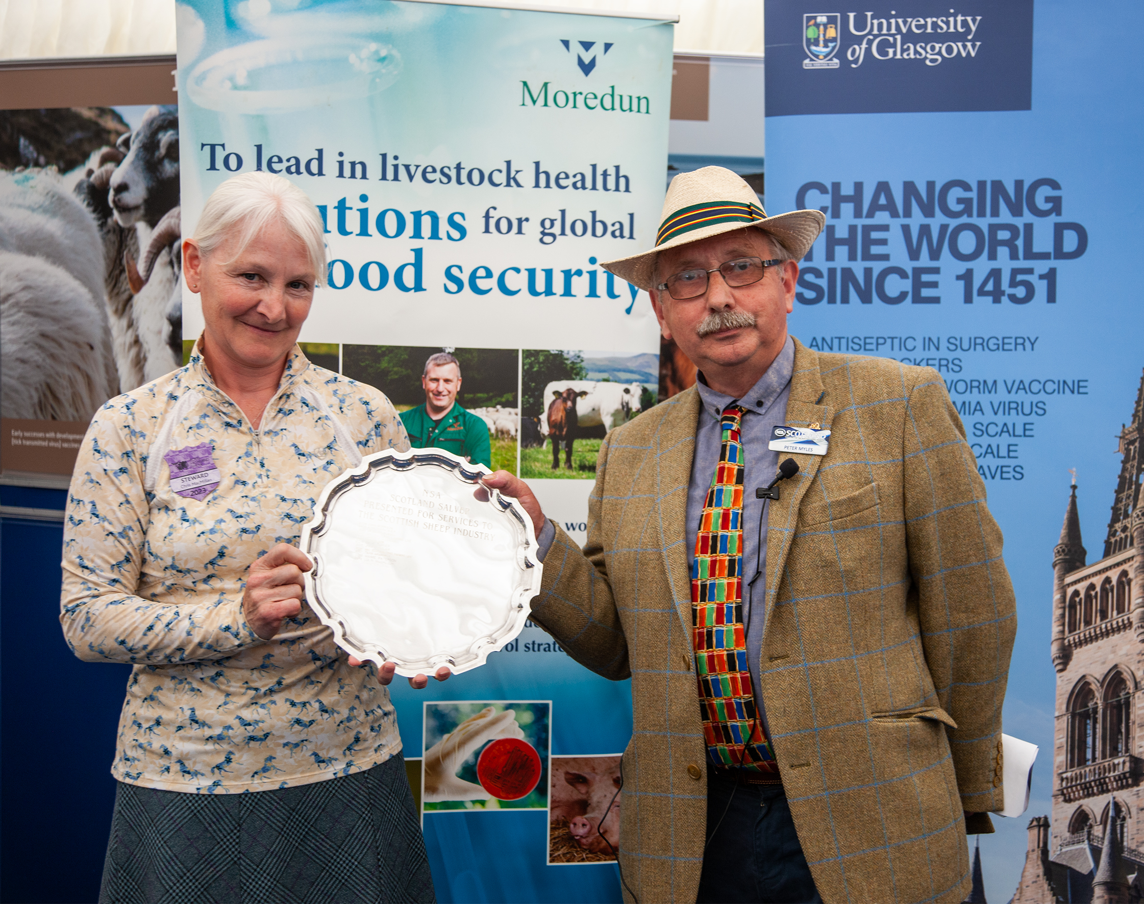 Dr Chris Cousens awarded the NSA Scotland Silver Salver 2023