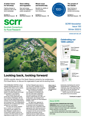 Front cover of SCRR News Issue 100