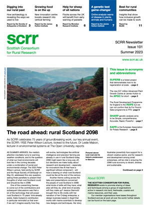 Front cover of SCRR News Issue 101
