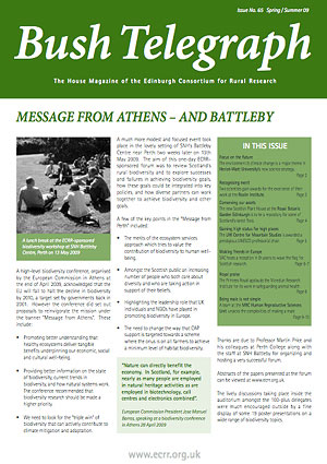 Front cover of Bush Telegraph Issue 65