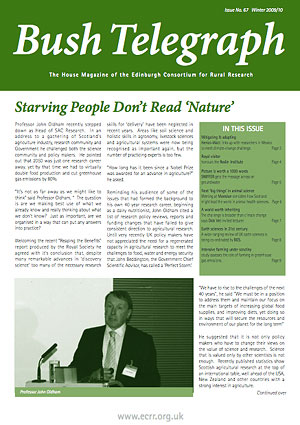 Front cover of Bush Telegraph Issue 67