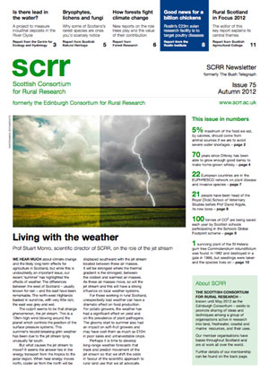 Front cover of SCRR News Issue 75