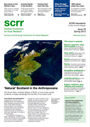 Front cover of SCRR News Issue 76