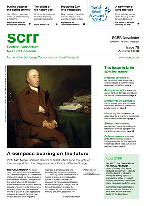 Front cover of SCRR News Issue 78