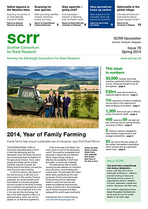 Front cover of SCRR News Issue 79