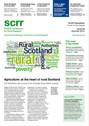 Front cover of SCRR News Issue 80