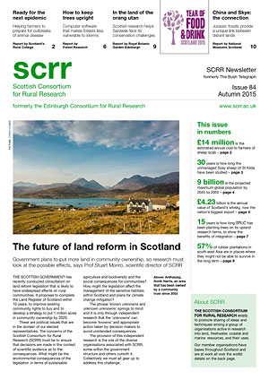 Front cover of SCRR News Issue 84