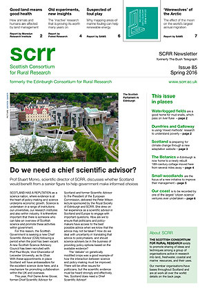Front cover of SCRR News Issue 85