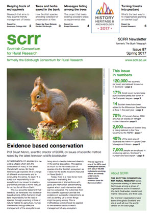 Front cover of SCRR News Issue 87
