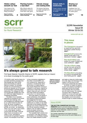 Front cover of SCRR News Issue 94