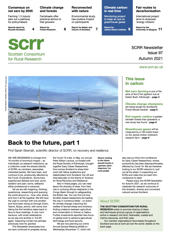 Front cover of SCRR News Issue 97