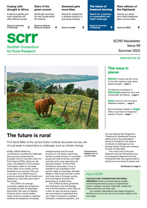 Front cover of SCRR News Issue 99
